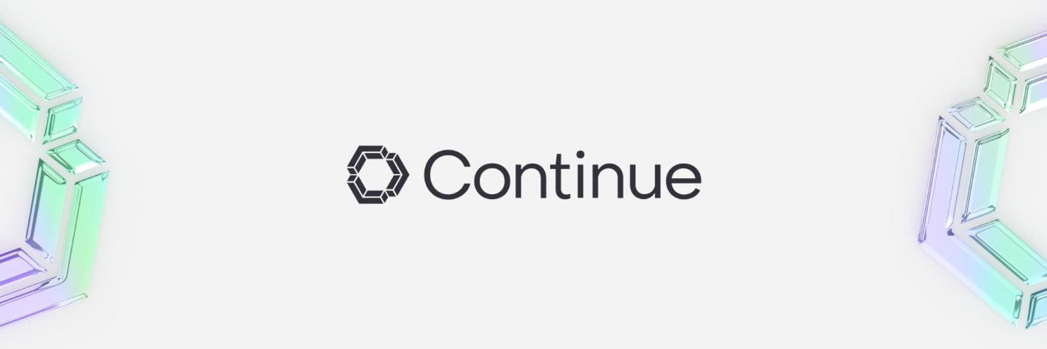 Continue's banner