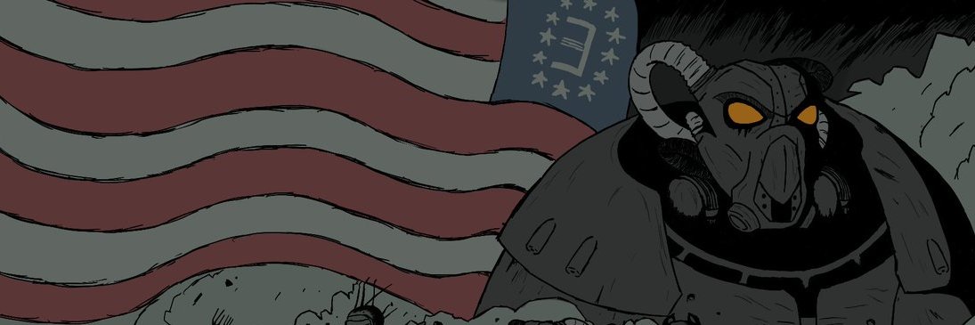 Least Patriotic Enclave solider banner