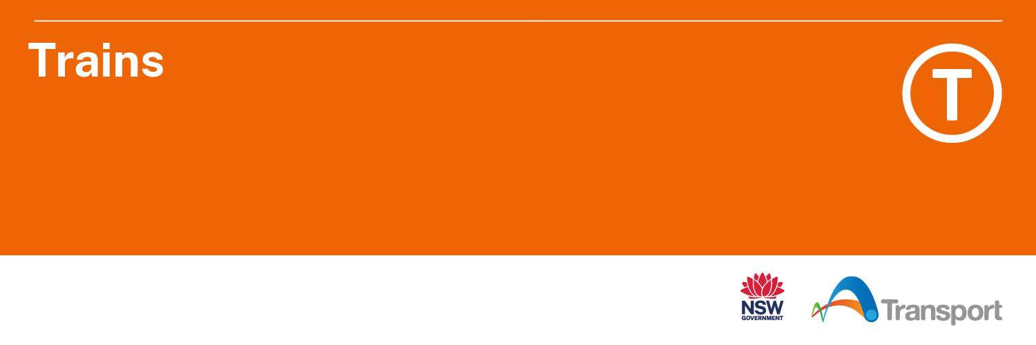 Sydney Trains & NSW TrainLink Info's banner