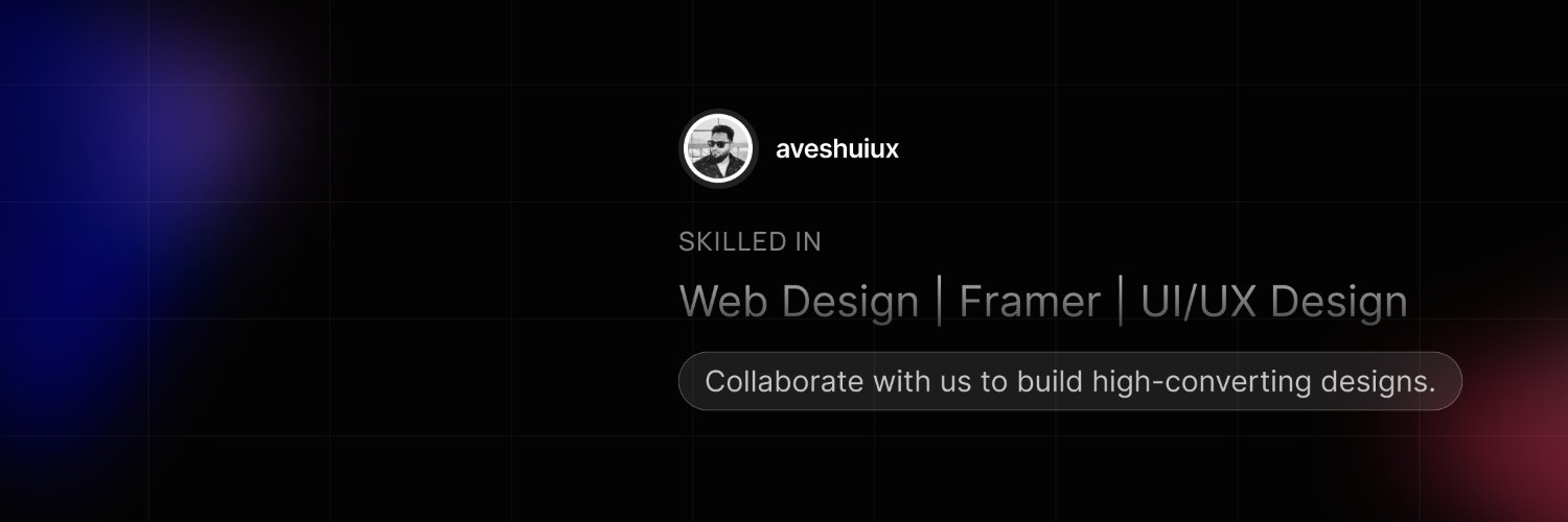 aveshuiux's profile banner image