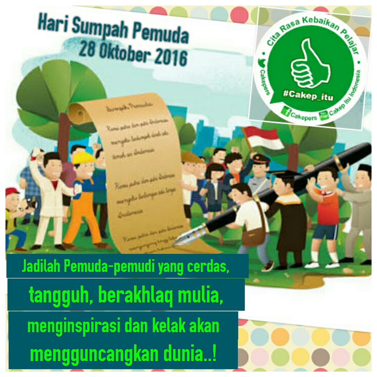 Cakep Itu INDONESIA banner