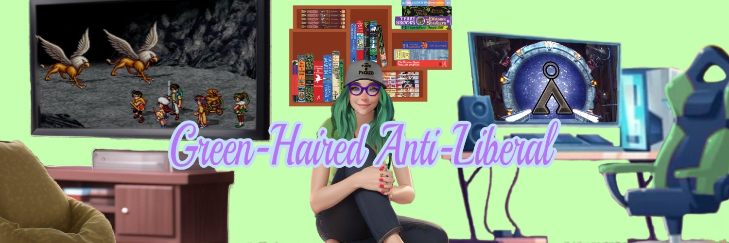 Green-Haired Anti-Liberal's banner
