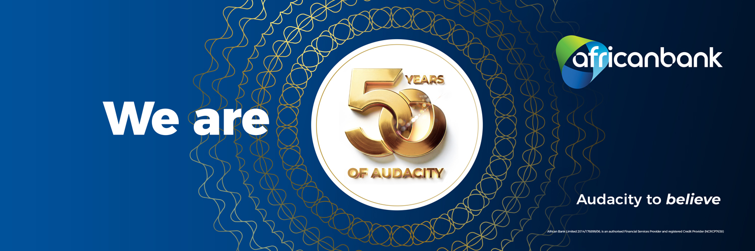 African Bank's banner
