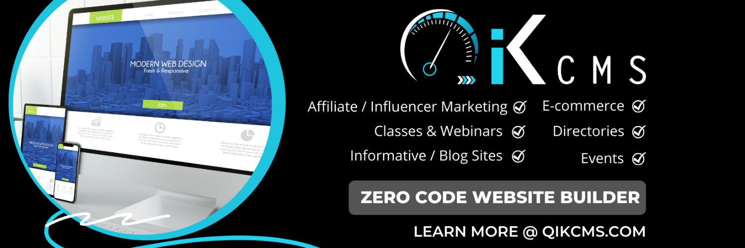 QikCMS banner
