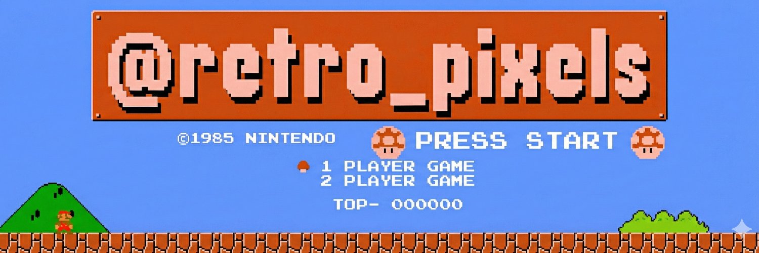 Retro Pixels banner
