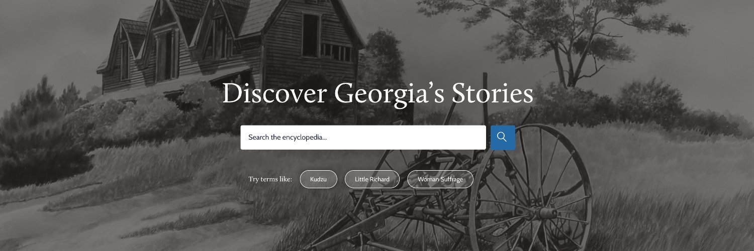 New Georgia Encyclopedia banner