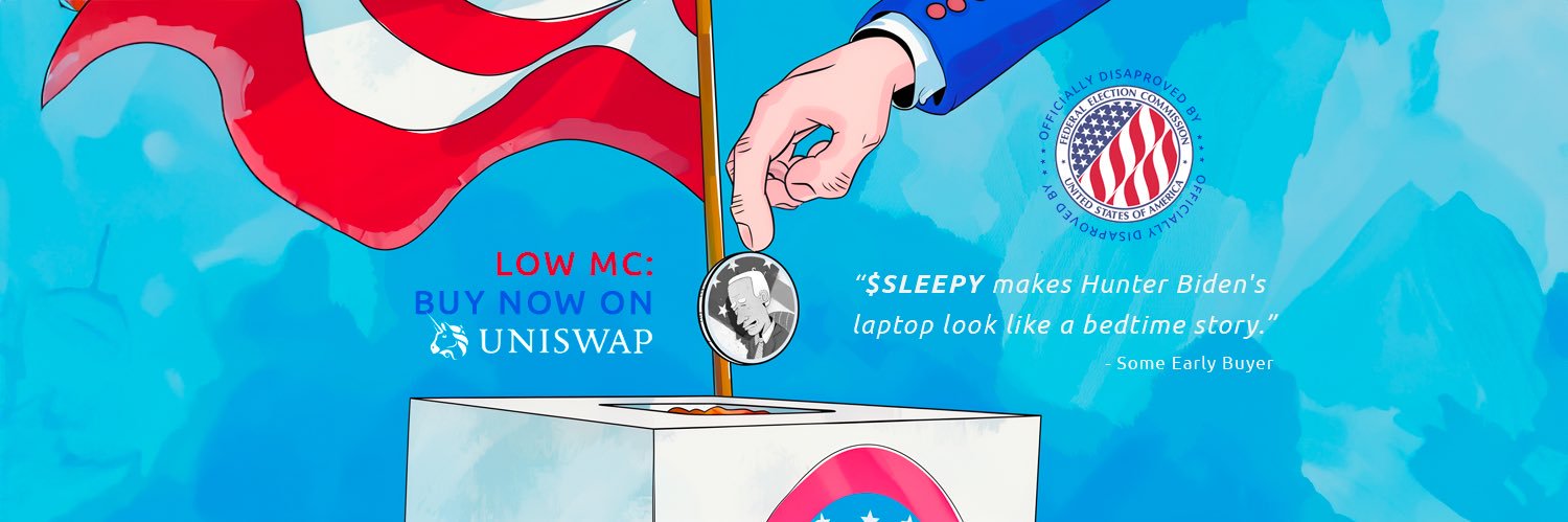 Sleepy Joe Token (ERC-20) 🇺🇸💤 banner