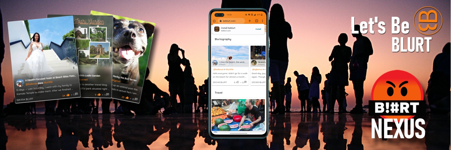 BeBlurt banner