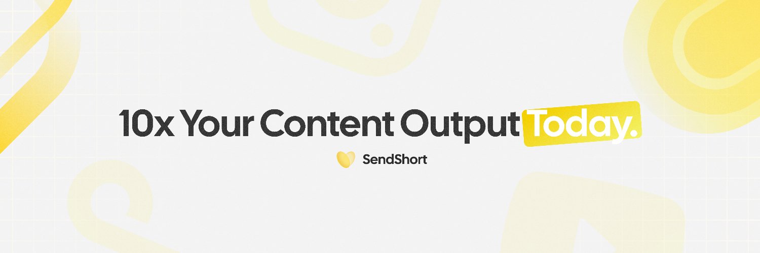 SendShort 💛 banner
