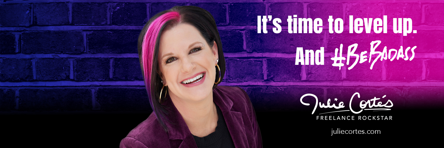 Julie Cortés Freelance Rockstar banner