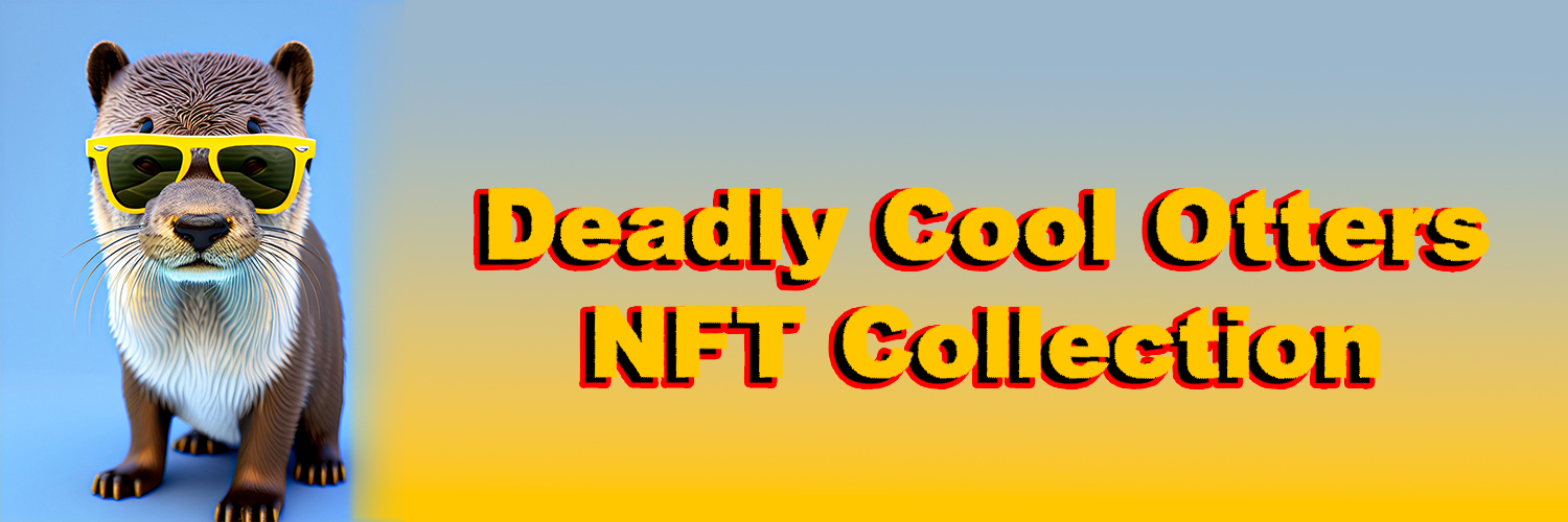 Deadly Cool Otters NFT Collection Profile Banner
