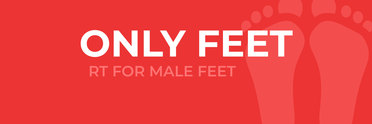 Only Male Feet - RT Page🔄 banner