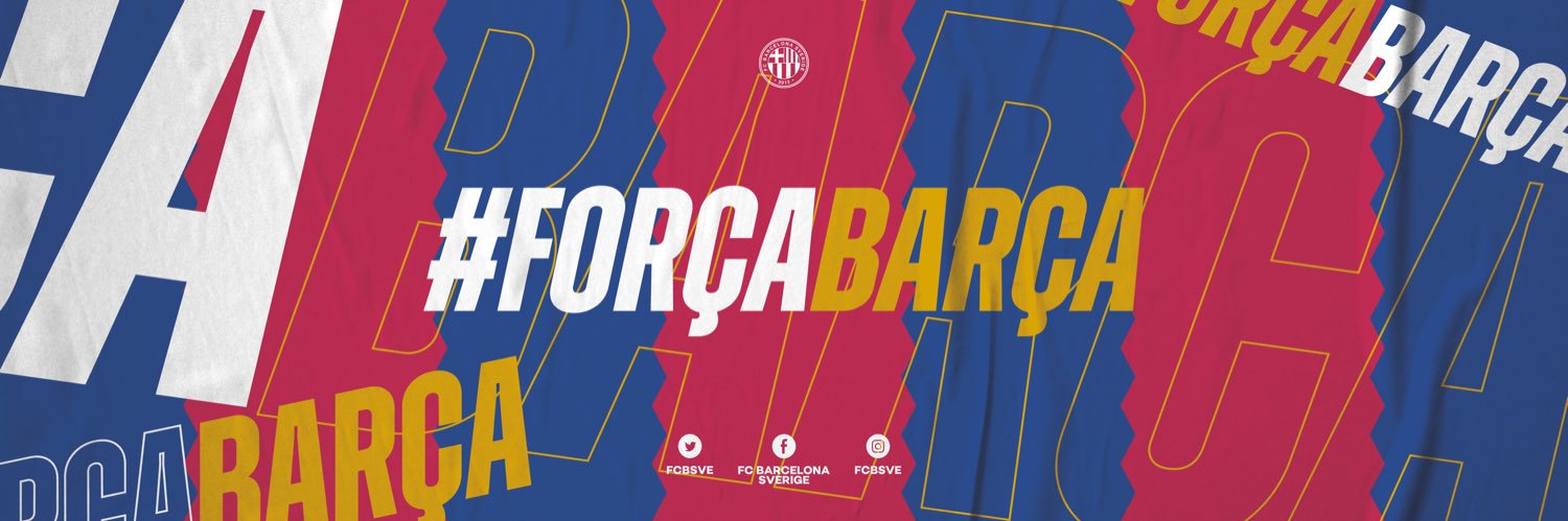 FC Barcelona Sverige banner
