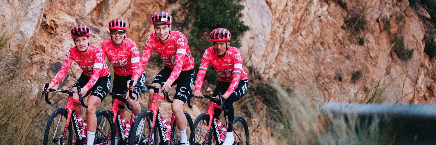 EF Education-Oatly's banner