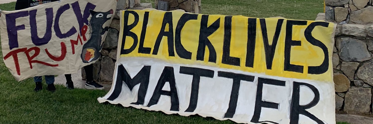 Melina Abdullah's banner