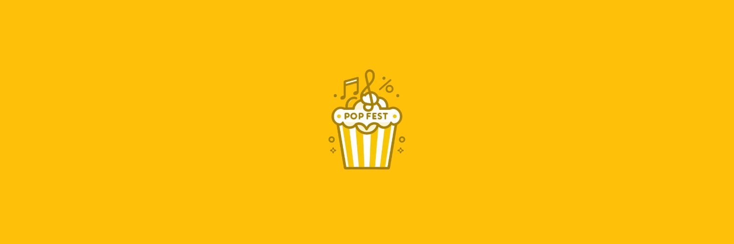 Pop Fest's banner