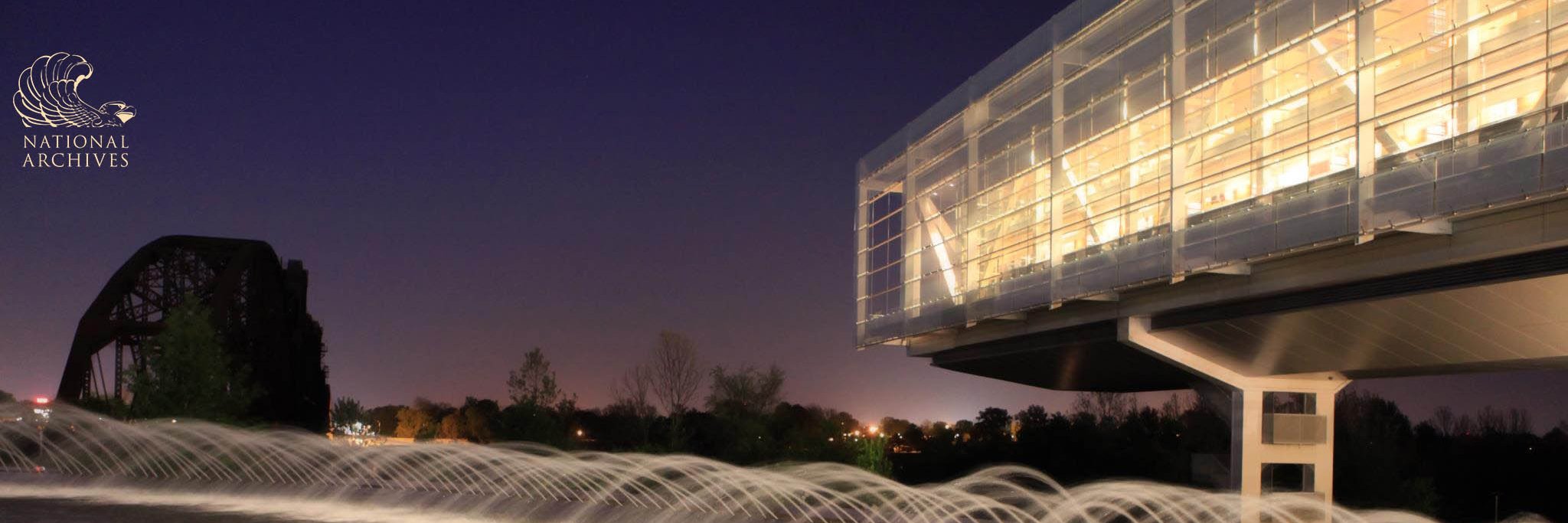 Clinton Presidential Library's banner