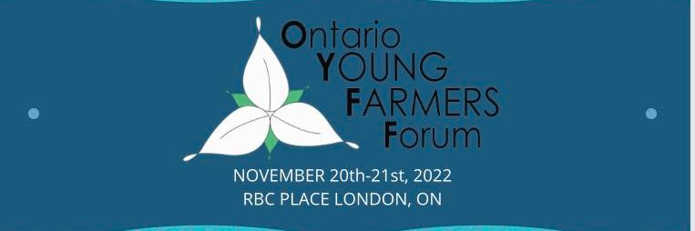 Ontario Young Farmers Forum banner