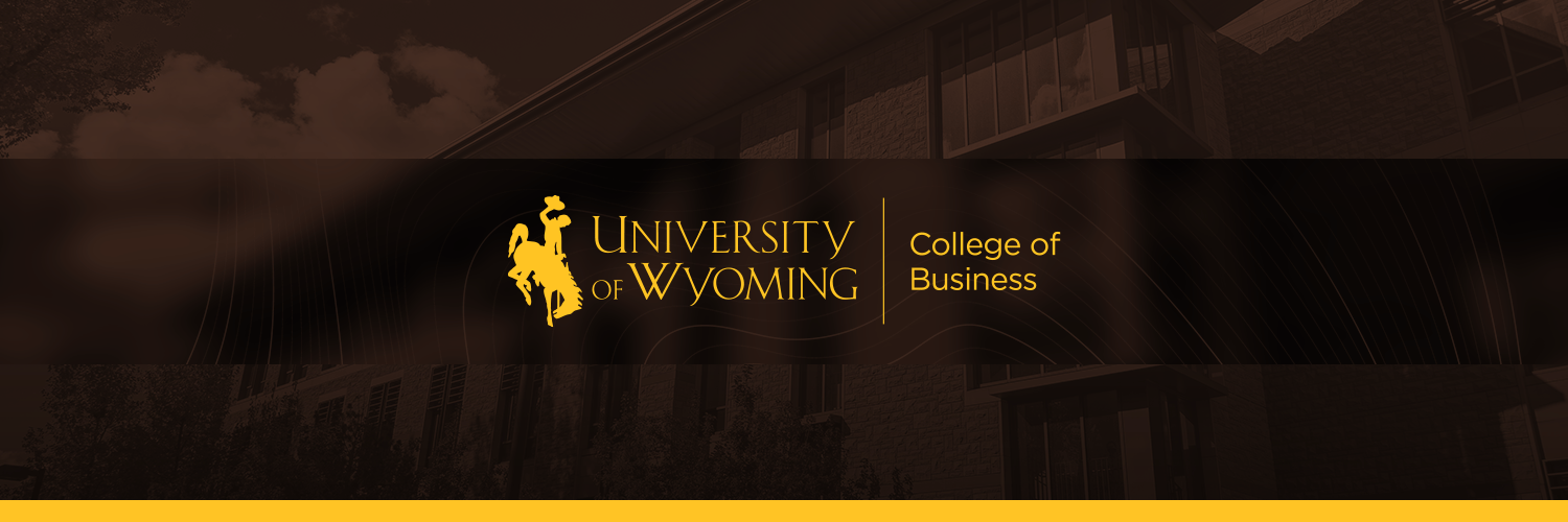 University of Wyoming College of Business banner