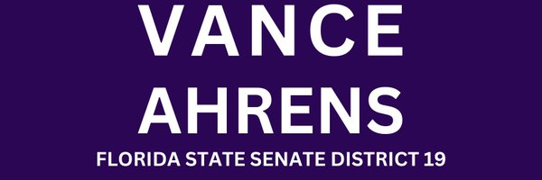 Vance Ahrens for Florida Senate Profile Banner
