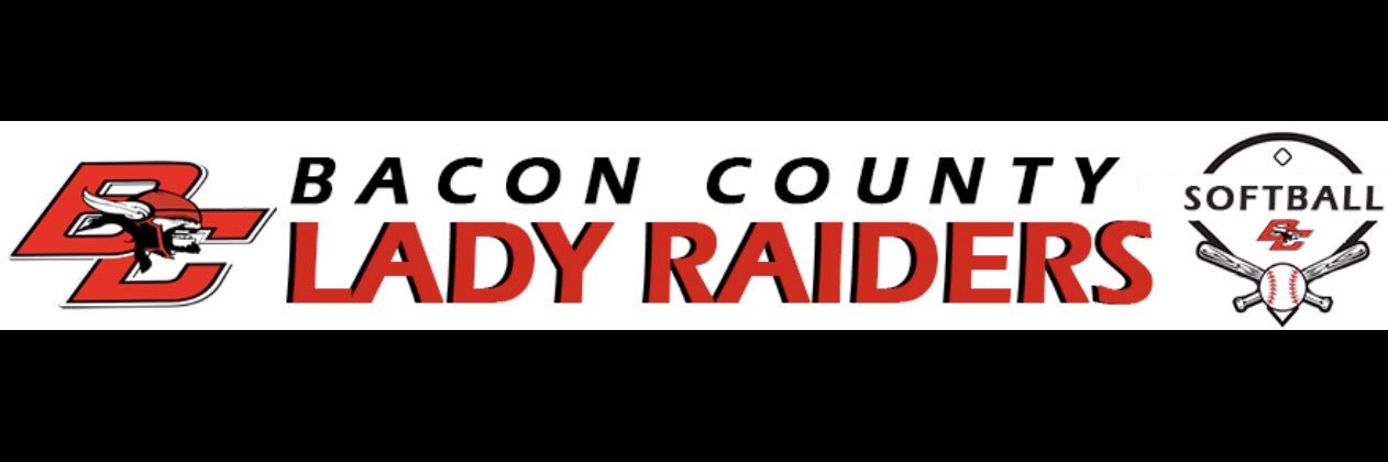 Bacon County Lady Raiders Softball banner