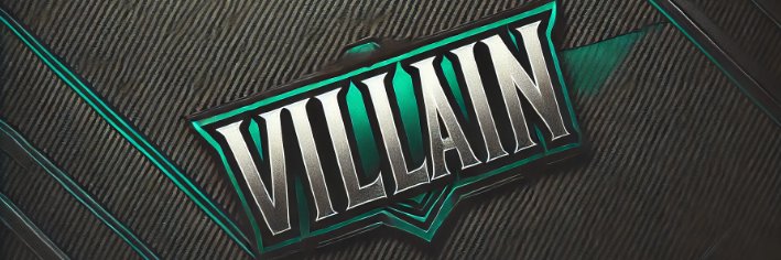 The Villain banner