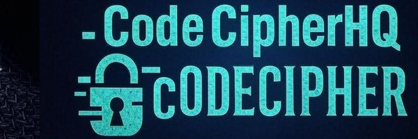 CodeCipherHQ Profile Banner