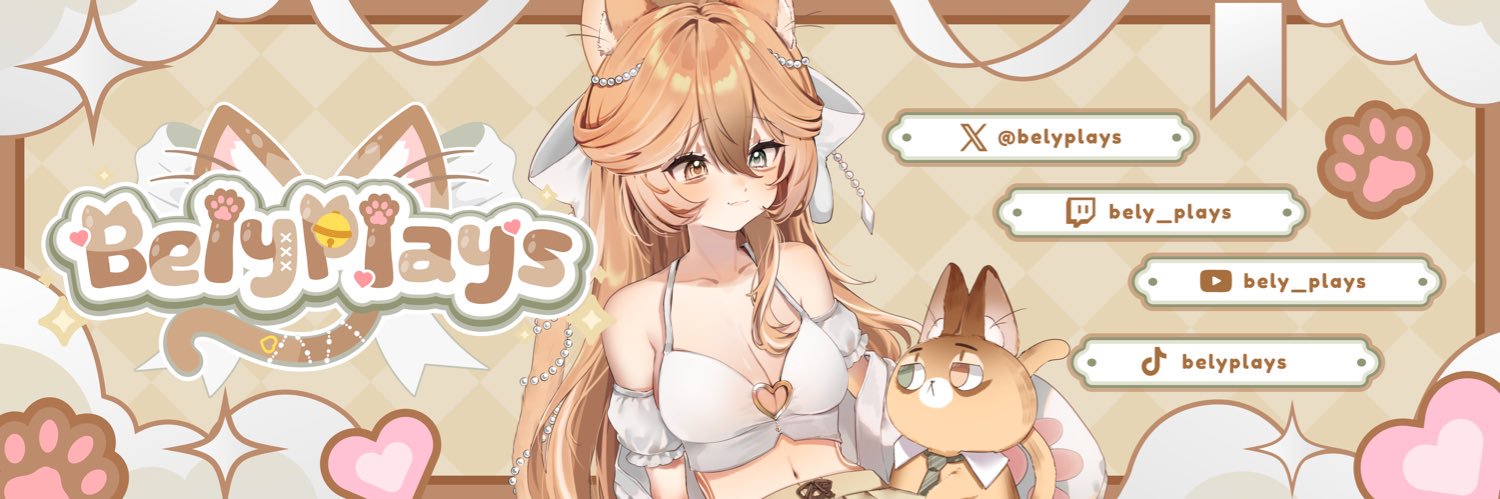bely🐱🐾✧ VTUBER banner