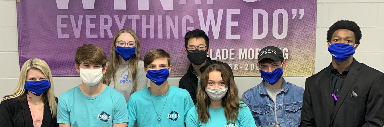 Blue Springs DECA banner