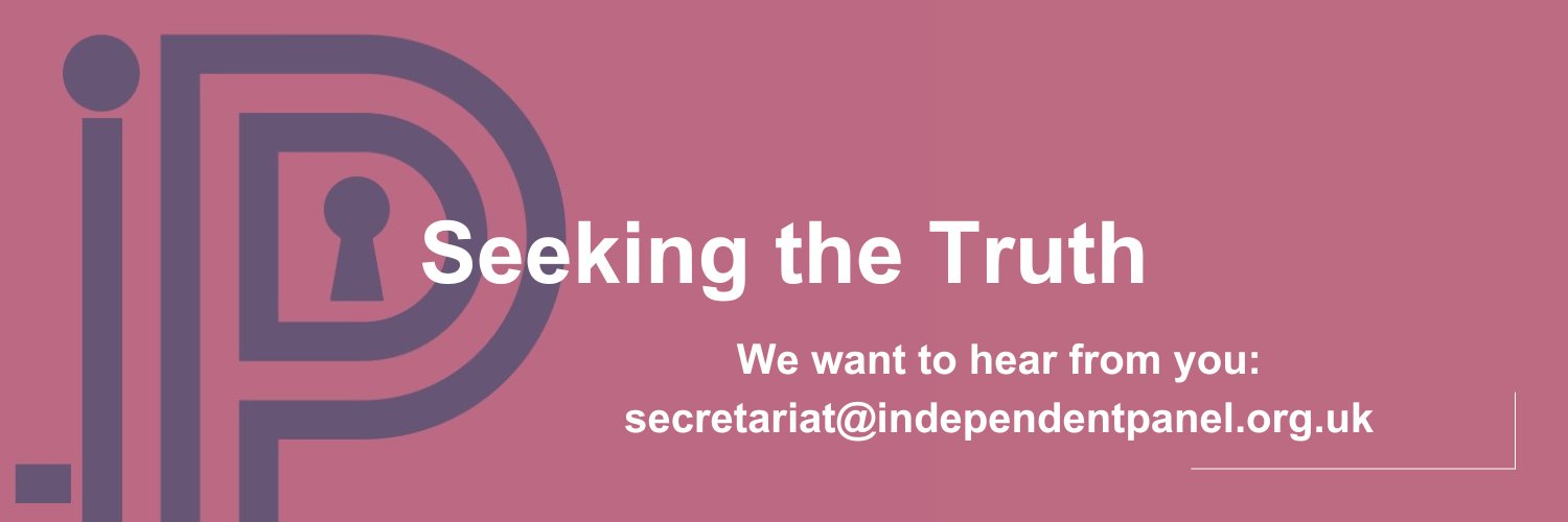 Truth Recovery Independent Panel's banner