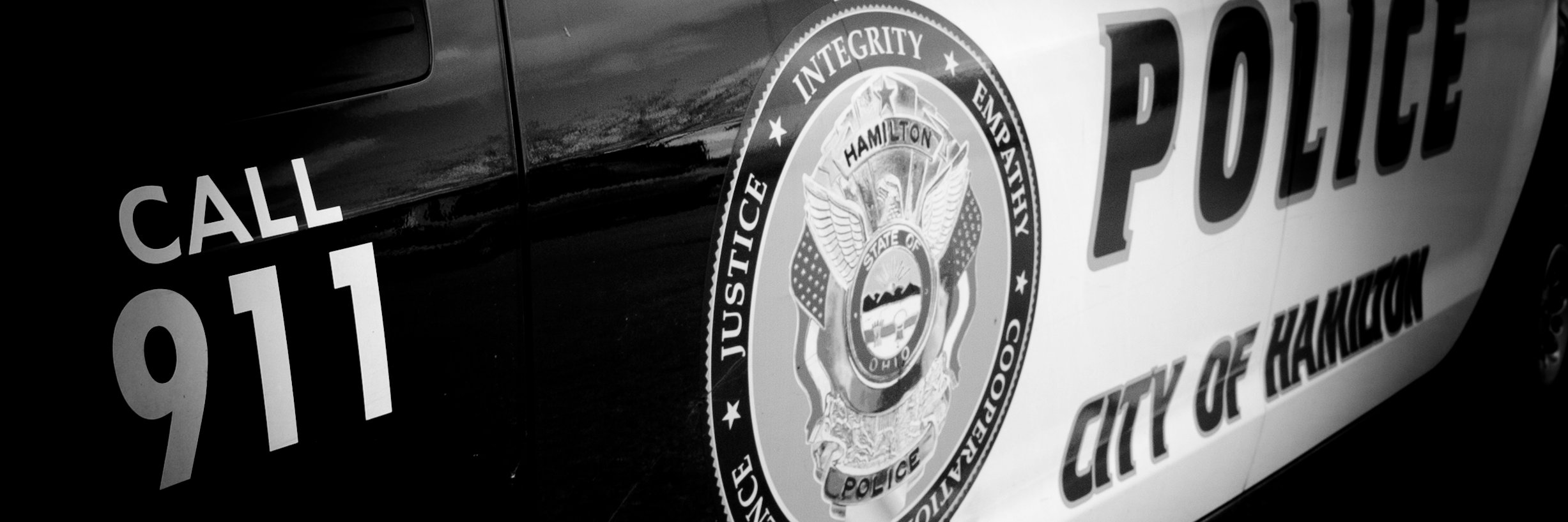 Hamilton Ohio Police banner