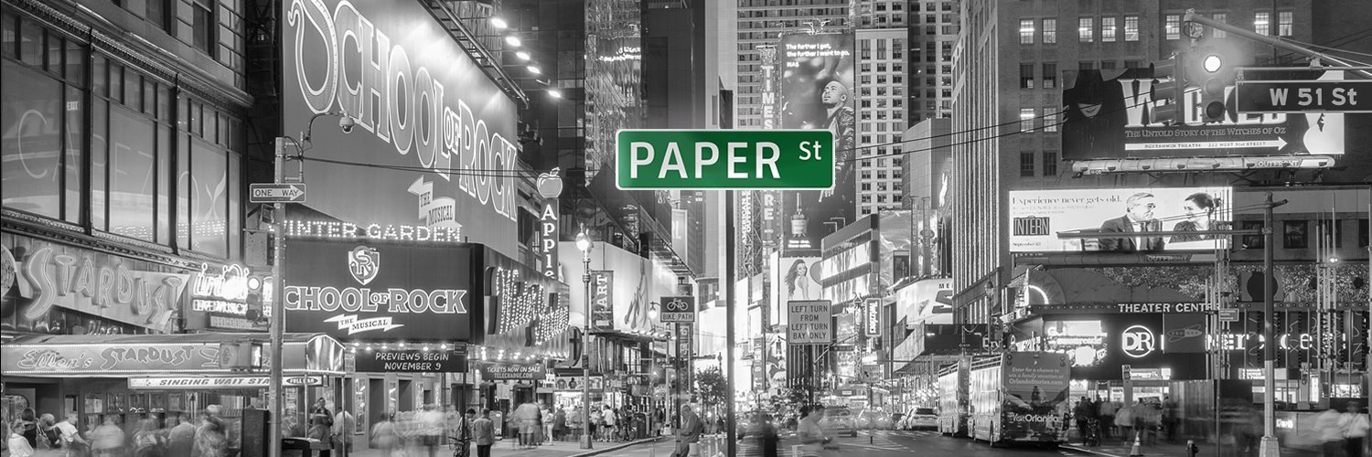 paperstreetact's profile banner image