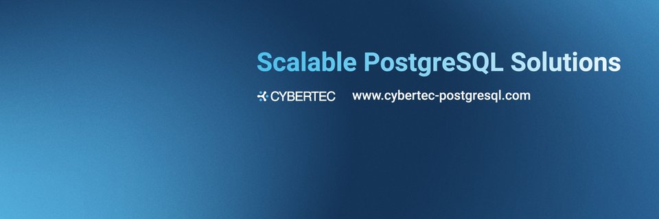 CYBERTEC PostgreSQL Services and Support banner