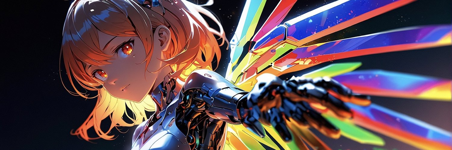 白夜【hakuya】✯機械天使🪽AIart banner