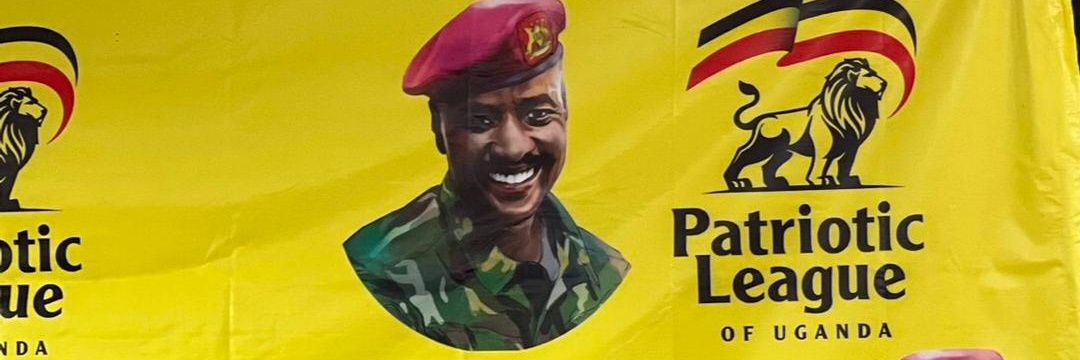 PATRIOTIC LEAGUE OF UGANDA's banner