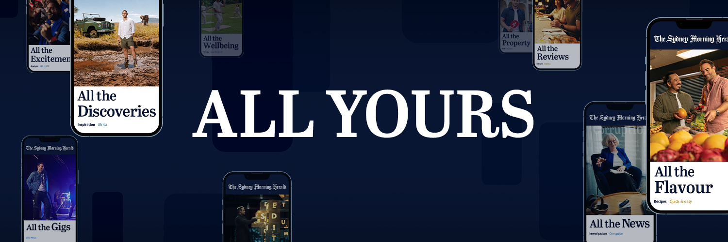 The Sydney Morning Herald's banner