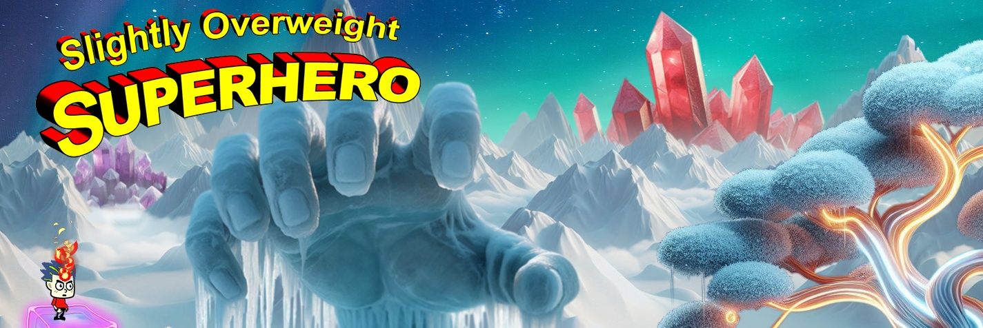Slightly Overweight Superhero banner
