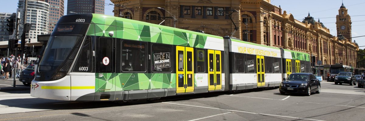 Yarra Trams's banner