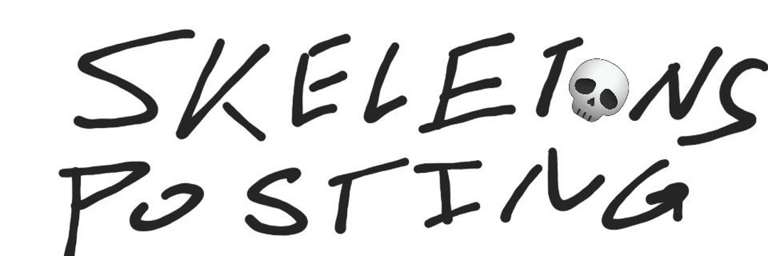 Skeletons posting's banner
