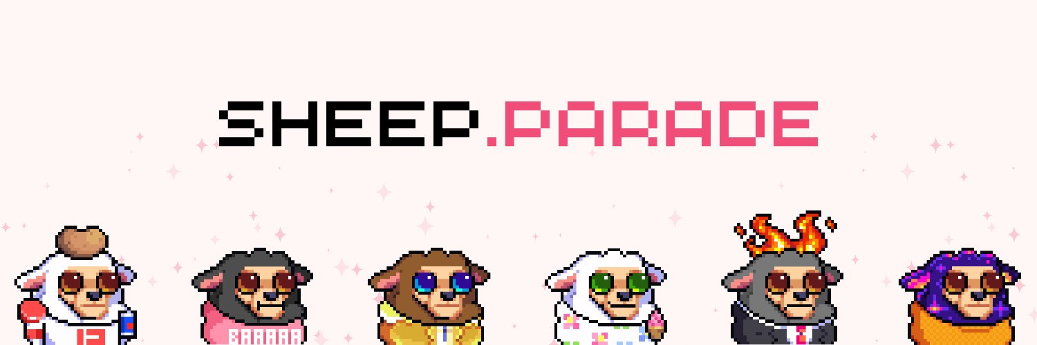 sheep.parade community 🐑 banner