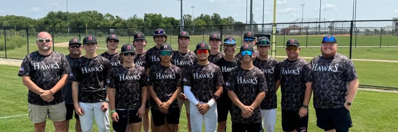 Illinois Hawks Baseball 18u Red's banner
