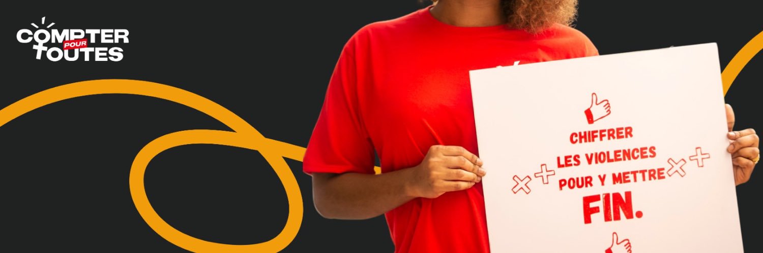 #CompterPourToutes banner