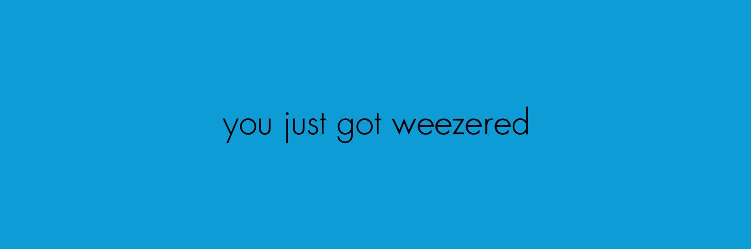 weezer banner