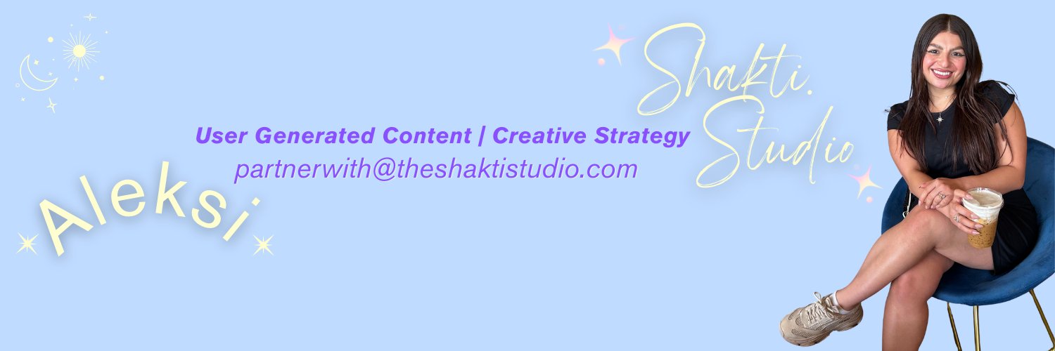 Aleksi Shakti | UGC Creator ✨ banner