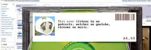 Crazed banner