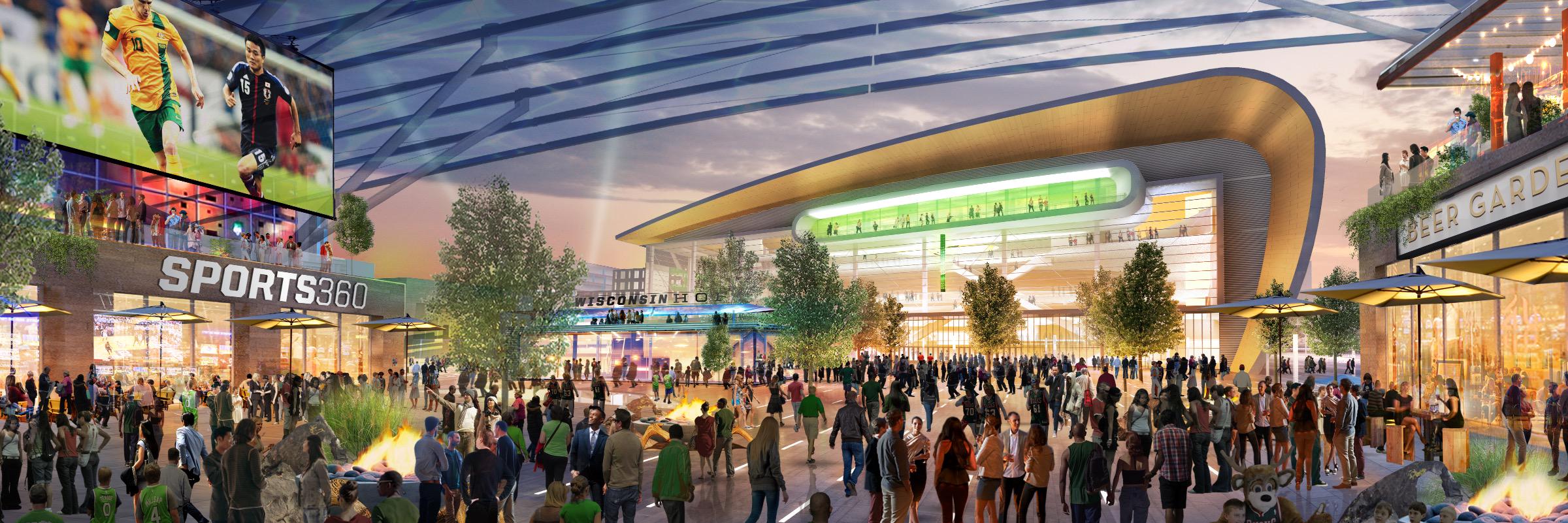 Milwaukee Arena banner