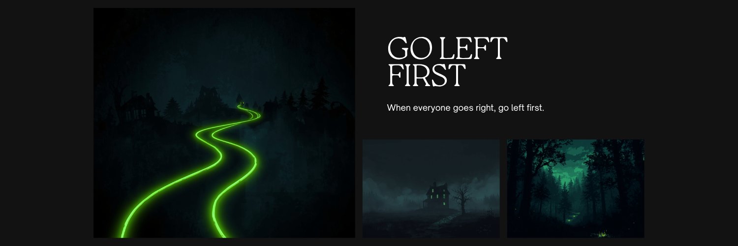 Go Left First - Indie Game Publishing banner