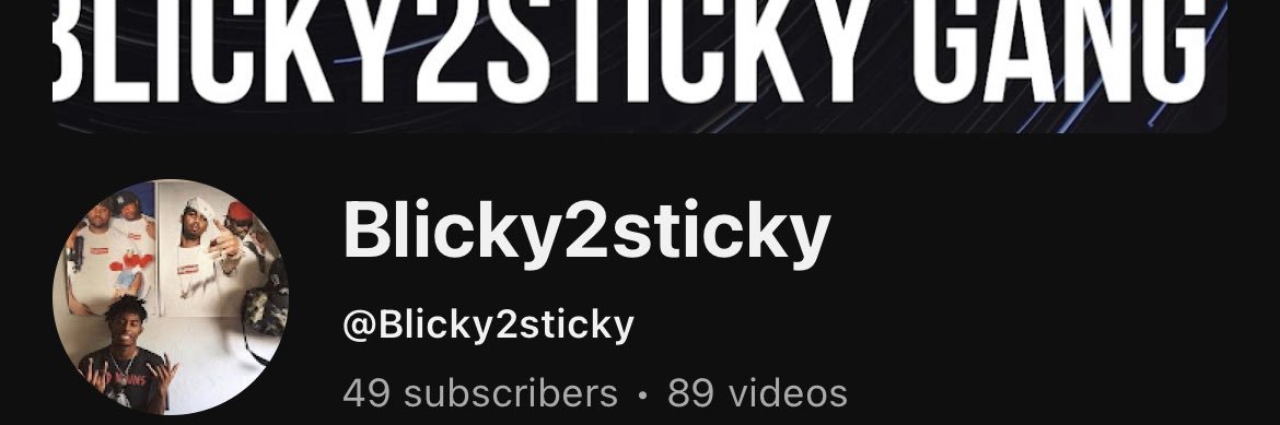 Blicky banner