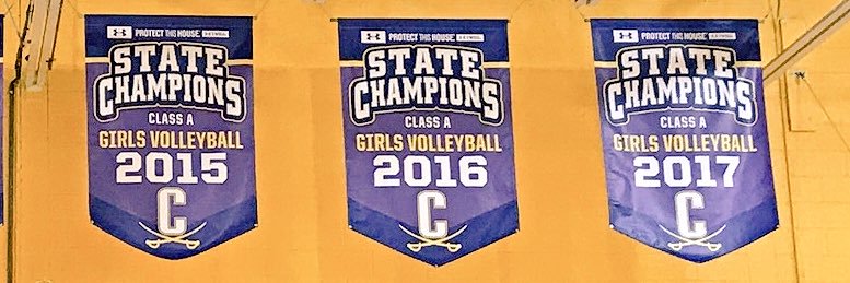 Calvary Volleyball banner