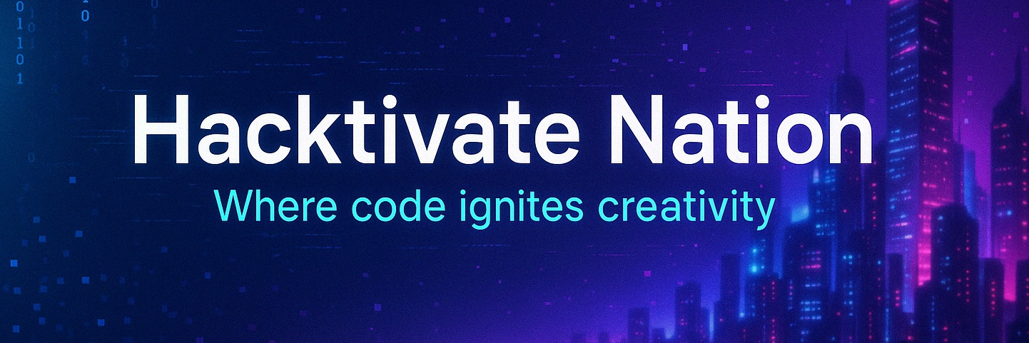 Hacktivate Nation banner